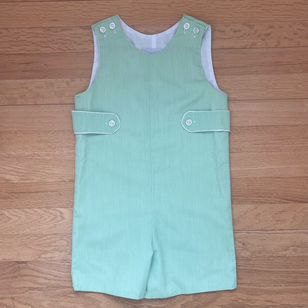 KELLYS KIDS NWOT Southern Boutique Micro Striped Classic Jon Jon Shortall
